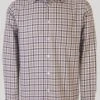Grey Long Sleeve Check Shirt