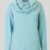 Turquoise Cowl Neck Top