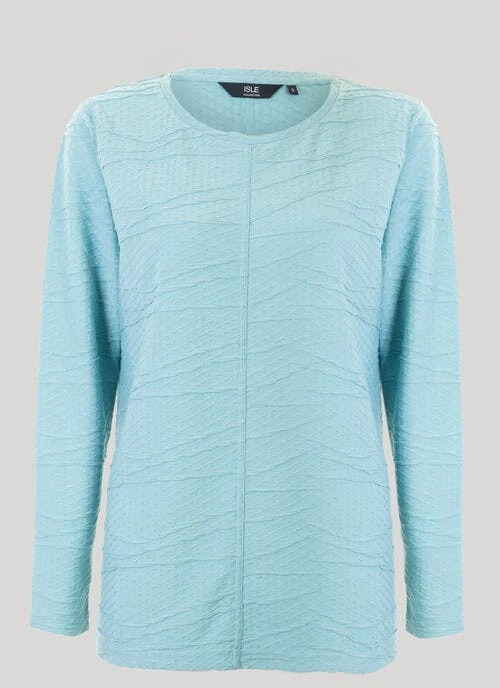 Turquoise Cowl Neck Top 2 Turquoise Cowl Neck Top - Image 2