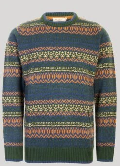 Green Farisle Jumper