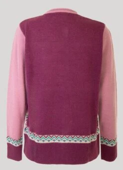 Pink Fairisle Cardigan -Outlet The Wardrobe Edit Store 44512pvs e9a54c3ff1c2cd7