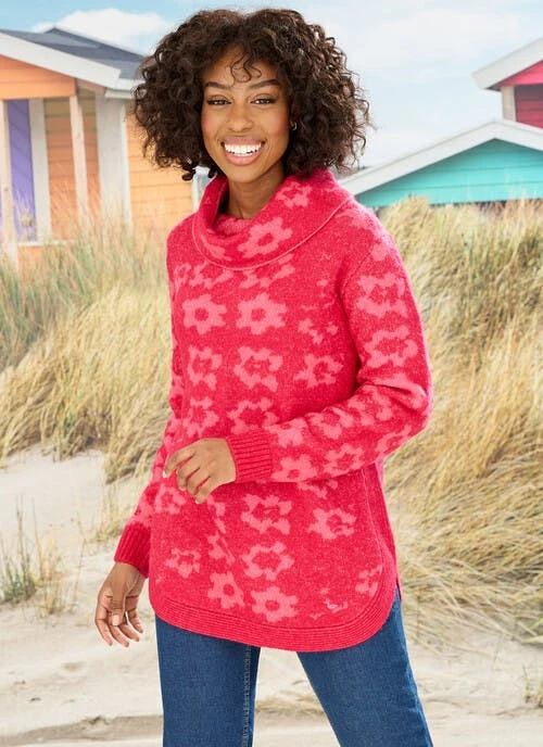 Pink Floral Jumper 1 Pink Floral Jumper