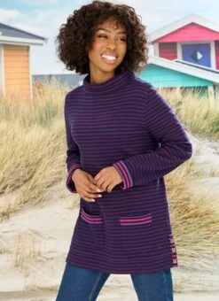 Navy Striped Tunic