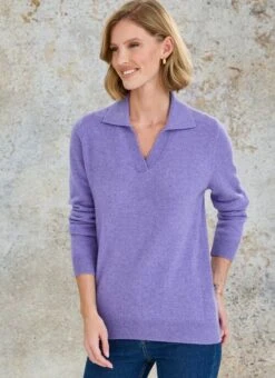 Lilac Cashmere Jumper
