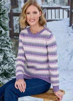 Lilac Stripe Jumper