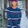 Teal Fair Isle Jumper