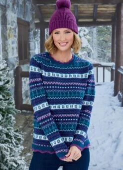 Teal Fair Isle Jumper