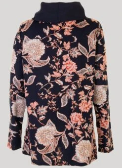 Printed Cowl Neck Tunic -Outlet The Wardrobe Edit Store 44732pvs 675de9958cbf1fb