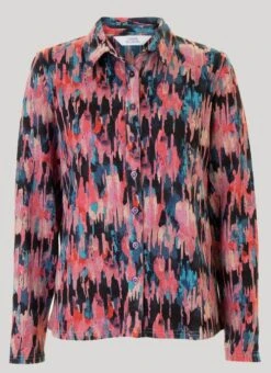 Printed Jersey Blouse