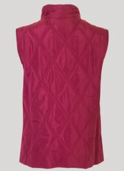 Berry Quilted Gilet 5 Berry Quilted Gilet -Outlet The Wardrobe Edit Store 44745pvs 835ee53e5385193
