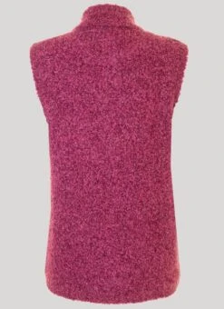 Berry Zip Front Waistcoat -Outlet The Wardrobe Edit Store 44750pvs 187416dbde1b632