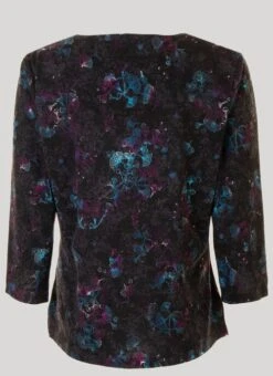 Purple Necklace Top -Outlet The Wardrobe Edit Store 44756pvs 762b3d2ea3ff8be