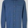 Blue Overcheck Shirt