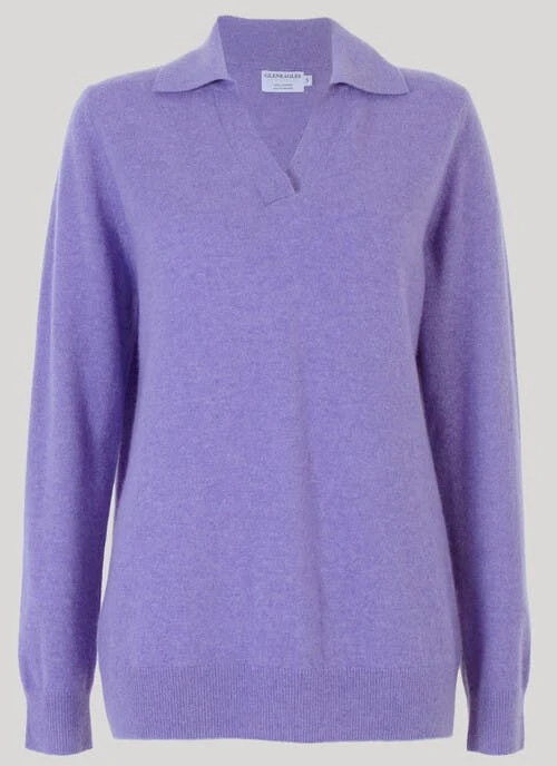 Lilac Cashmere Jumper 2 Lilac Cashmere Jumper - Image 2