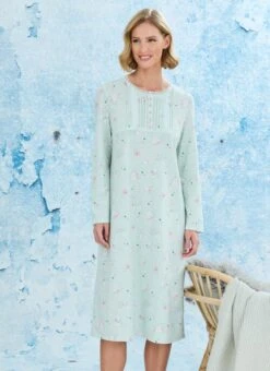 Mint Print Nightie