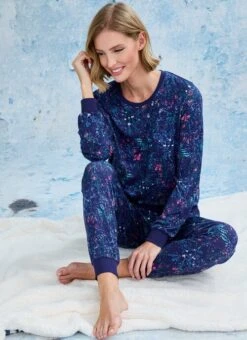 Navy Pyjama Set
