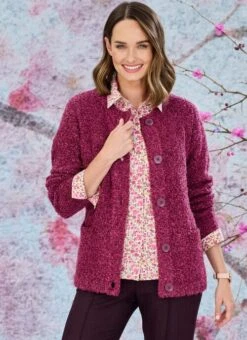 Magenta Cardigan
