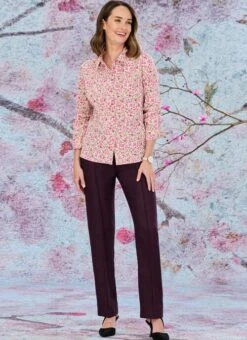 Maroon Classic Trouser