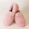 Pink Plush Spot Slipper