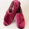 Rose Sparkle Velcro Slipper