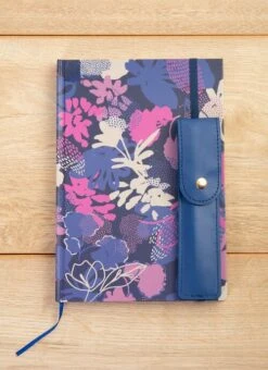 Floral Notepad And Pen Set