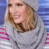 Grey Chenille Snood