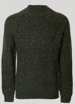 Green TN Fisherman Rib Jumper