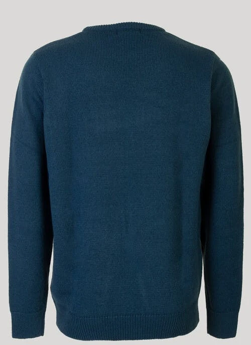 Blue Fairisle Snowflake Jumper 2 Blue Fairisle Snowflake Jumper - Image 2