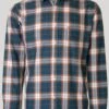 Orange Long Sleeve Check Shirt