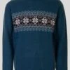 Blue Fairisle Snowflake Jumper