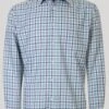 Blue Long Sleeve Check Shirt