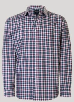 Green Long Sleeve Check Shirt