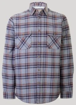 Mid Grey Shirt LS Fur Lined C