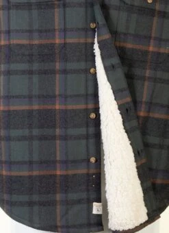 Grey Sherpa Fur Lined Check Shirt 5 Grey Sherpa Fur Lined Check Shirt -Outlet The Wardrobe Edit Store 45528pvs f3da21829d1dfc5