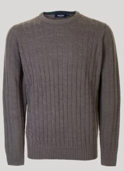 Grey Cable Jumper