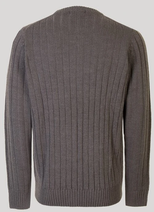 Grey Cable Jumper 2 Grey Cable Jumper - Image 2