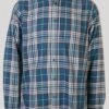 Turquoise Long Sleeve Check Shirt