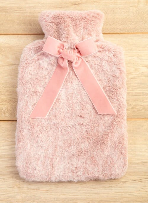 Pink Fur Hot Water Bottle 1 Pink Fur Hot Water Bottle