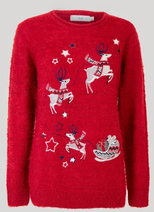 Red Reindeer Jumper 1 Red Reindeer Jumper