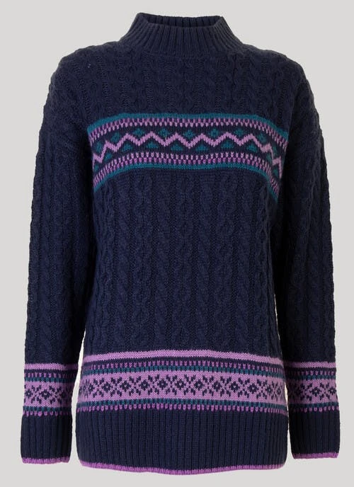Fairisle Turtle Neck Jumper 1 Fairisle Turtle Neck Jumper