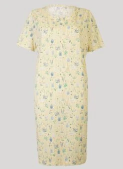 Yellow Print Nightie
