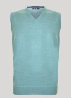 Fine Knit V Neck Slipover