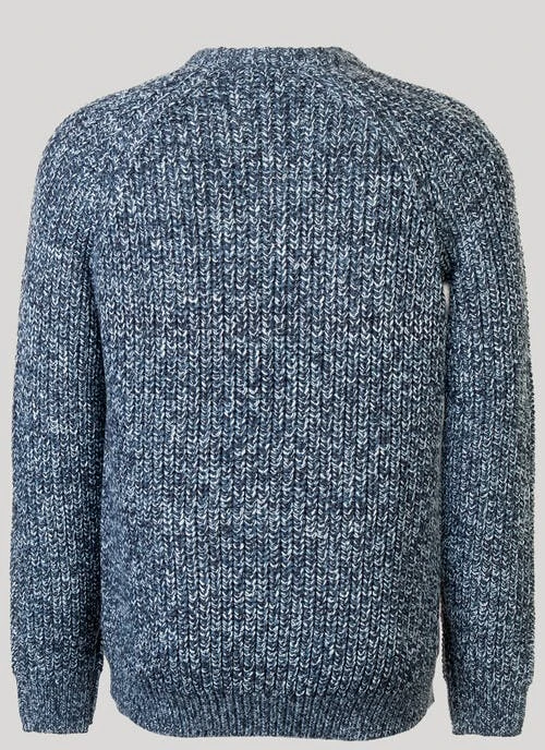 Crew Neck Fisherman Rib Jumper 3 Crew Neck Fisherman Rib Jumper - Image 3