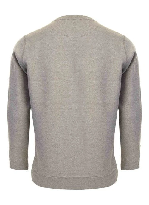 Grey Crew Neck Sweatshirt 2 Grey Crew Neck Sweatshirt - Image 2