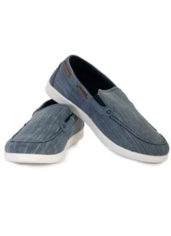 Blue Mens Slip On Shoe