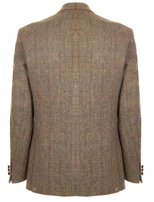 Green HARRIS TWEED Uist Jacket Regular 2 Green HARRIS TWEED Uist Jacket Regular - Image 2
